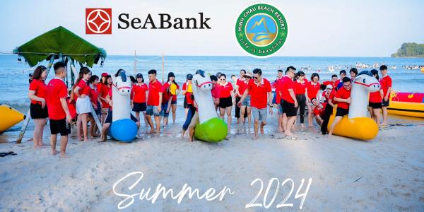 Teambuilding tại biển Minh Châu